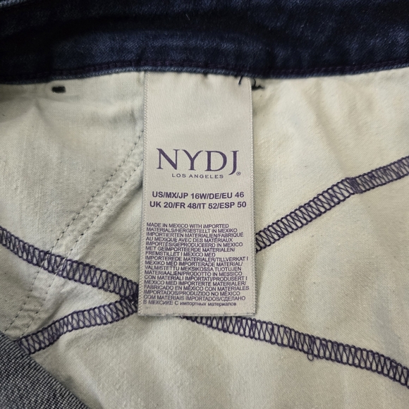 NYDJ Bermuda Denim Jean Shorts Women's 16W - Picture 6 of 6